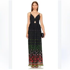 Sabina Musayev Selina Floral Maxi Dress